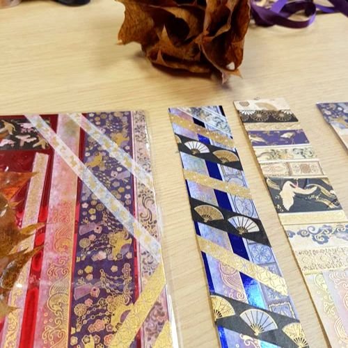 A craft workshop in progress