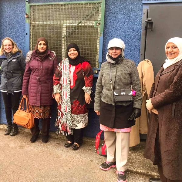 A women's group meeting