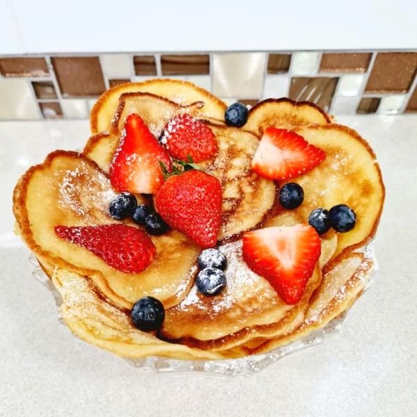 A basket of homemade food